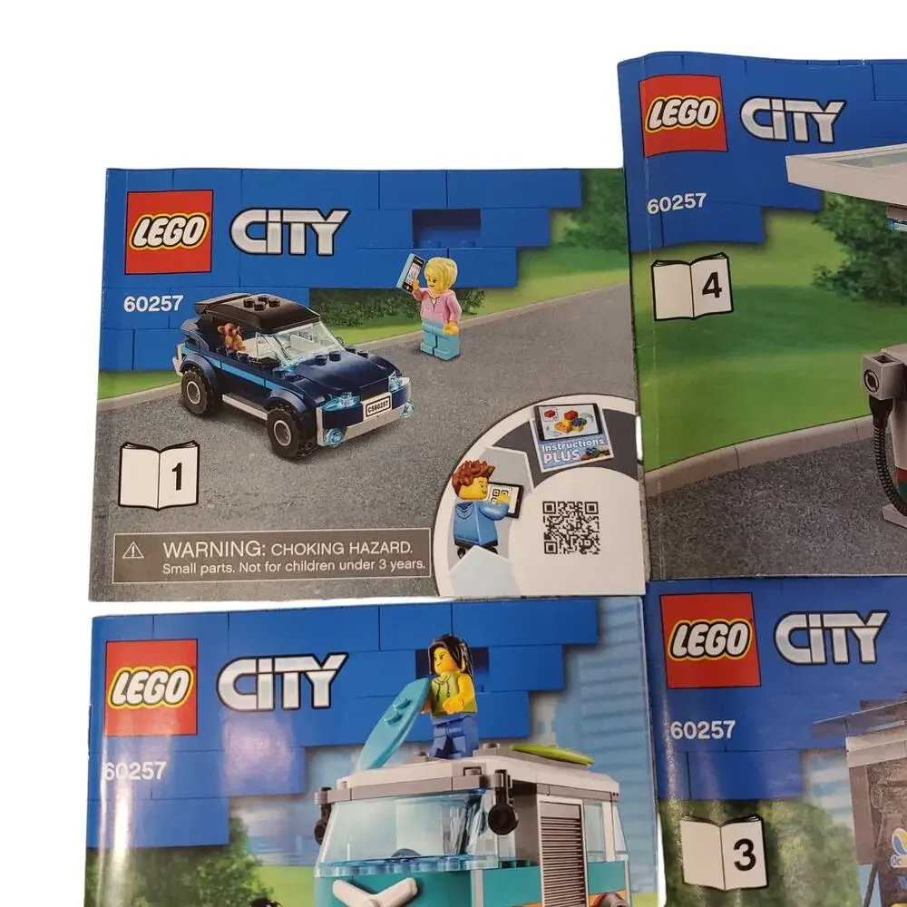 LEGO City Service Station 60257 Instruction Books Only Pretend Play Building